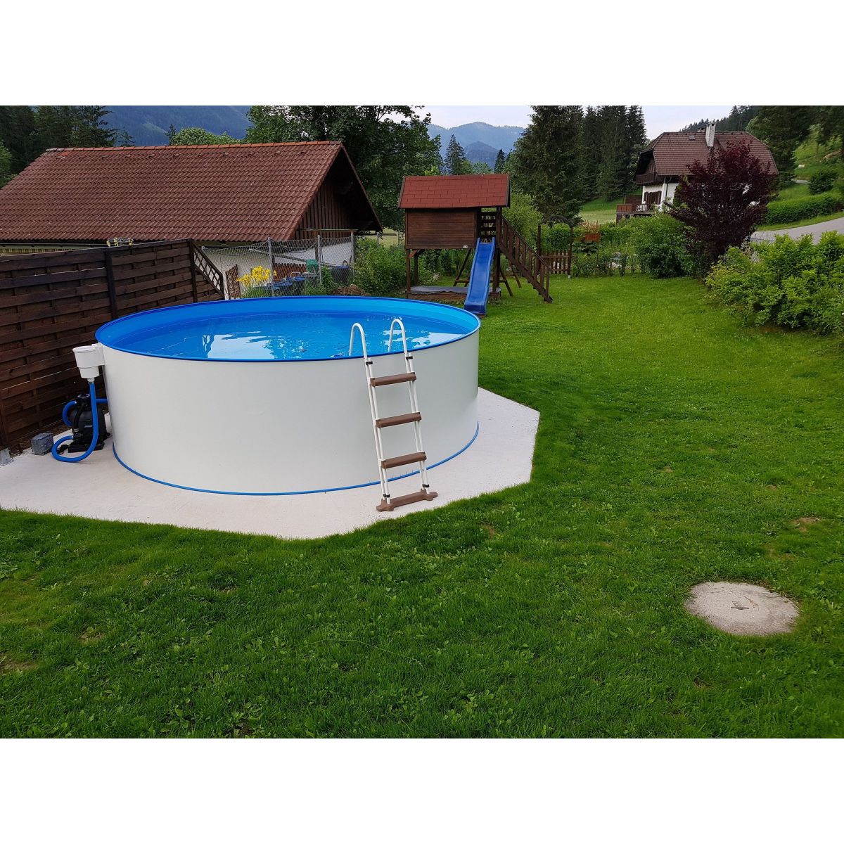 Бассейн каркасный круглый 4,2×1,2 м, полный комплект, Summer Fun, 501010125KB Бассейн каркасный круглый 4,2×1,2 м, полный комплект, Summer Fun, 501010125KB